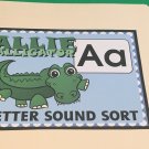Allie Alligator - Letter Aa   - DIY File Folder game - Printed / Uncut