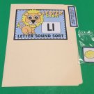 Lester Lion - Letter  Ll - DIY File Folder game - Printed / Uncut