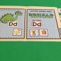 Donald Dinosaur - Letter Dd - DIY File Folder game - Printed / Uncut