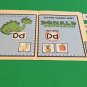 Donald Dinosaur - Letter Dd - DIY File Folder game - Printed / Uncut