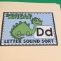Donald Dinosaur - Letter Dd - DIY File Folder game - Printed / Uncut