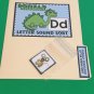 Donald Dinosaur - Letter Dd - DIY File Folder game - Printed / Uncut