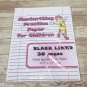 Black Lined- Handwriting Practice Paper For Children - 30 Sheets