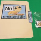 Newton Newt - Letter Nn - DIY File Folder game - Printed / Uncut