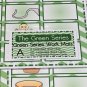 The Green Series - Complete  Vowel Set - Laminated Mats And Card Sets Montessori