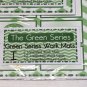The Green Series - Complete  Vowel Set - Laminated Mats And Card Sets Montessori