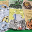 6 Precut Story Flannel / Felt Board Figures Sets 54 pieces