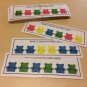 Bear Counters Pattern Card - 40 cards set laminated - Homeschoolers