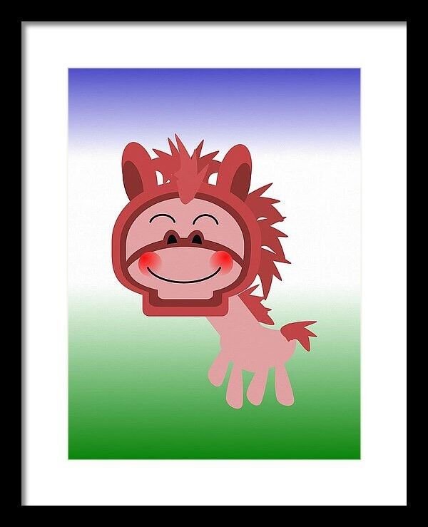 Pony - Art Print Home Decor Wall Art - (frame not included)