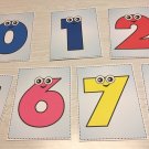 0- 10 Full color Number People cards- Pre school Kindergarten Math 0- 10 Full color Number People cards- Pre school Kindergarten Math