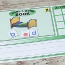 MAKE A WORD - Vowel E words - w/ letter tiles - Interactive Learning Book set