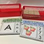 TWO (2) Learning Centers cards Letters & Numbers card set - Teaching supplies