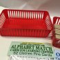 TWO (2) Learning Centers cards Letters & Numbers card set - Teaching supplies