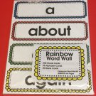 200 Words & Alphabet Cards - Rainbow Classroom Word Wall Kit (PRINTED) 65 Pages 200 Words & Alphabet Cards - Rainbow Classroom Word Wall Kit (PRINTED) 65 Pages