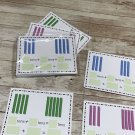 Base Ten Equations - Math Center - Dry Erase  - 30 Laminated Activity Cards