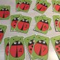 22 cards - Ladybug Count & Match Cards - Pre school Kindergarten Math -Laminated