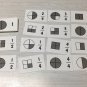 Laminated Equivalents Fraction Flash Cards. Preschool thru 3rd math flashcards.
