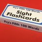 Fry's Fifth Hundred Words - Reading - Fry Sight Word Flash Cards - 100 cards