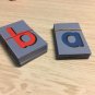 The Blue Series - Movable Alphabet / Blue Background -  Montessori Set