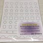Writing Paper for Kids -  SHAPE TRACING PAPER - 11X 8.5 in, 20 lb, 25 sheets