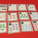Counting Valentine Hearts 0-10 (Student Deck) Learning - Pre school