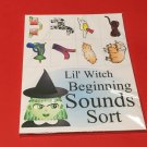 Lil’ Witch’s Beginning Sound Sort - DIY PRINTED KIT