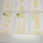 Playdoh Alphabets Mats - Dry Erase -Laminated Activity Set - Teaching Supplies
