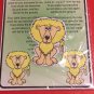 Five lions - FLANNEL BOARD SET - LAMINATED - FLANNEL FELT STORY and PIECES