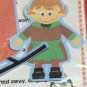 FIVE LITTLE ELVES -FLANNEL BOARD SET - LAMINATED - FLANNEL FELT STORY and PIECES