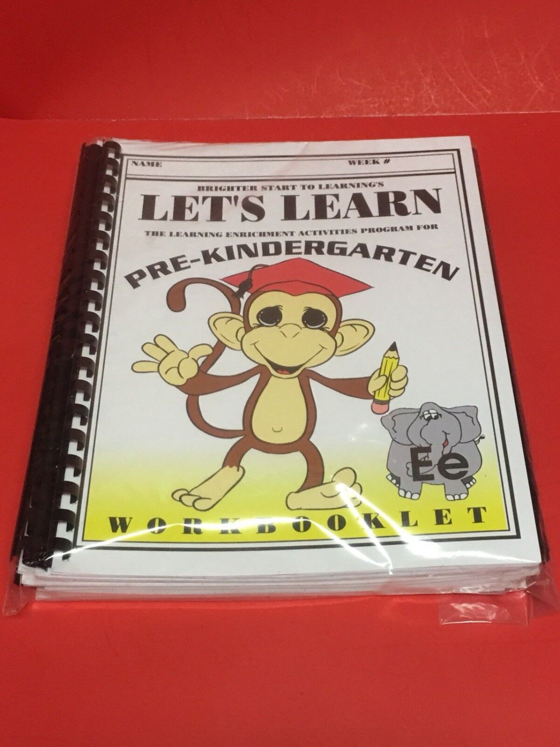 Letter E - Let’s Learn Pre-kindergarten Weekly Workbooklet - (Pack of 10)