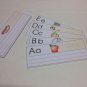 Wipe N Write Alphabet Cards - 26 Laminated Card - Pre-school- Kindergarten