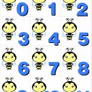 Honeybee - Numbers 0-31 Pocket Chart Cards or Calendar Learning Resource - Math