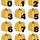 Pumpkins - Numbers 0-31 Pocket Chart Cards or Calendar Learning Resource - Math Pumpkins - Numbers 0-31 Pocket Chart Cards or Calendar Learning Resource - Math