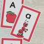 Alphabet Flash Cards. 52 Colored cards upper & lower case letters - Preschool
