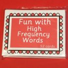 Preschool Learning Fun with High Frequency Words.- FUN WITH LEARNING FLASHCARD