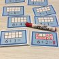 Addition Facts Ten Frame Cards - 56 Dry Erase Laminated Card - Kindergarten