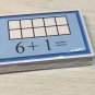 Addition Facts Ten Frame Cards - 56 Dry Erase Laminated Card - Kindergarten