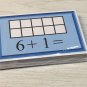 Addition Facts Ten Frame Cards - 56 Dry Erase Laminated Card - Kindergarten