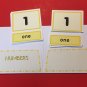 Montessori - Pre-Reading Series - Three Part Cards And Folio - Numbers