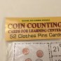 Coin Counting - Cards for Learning Center 52 Cards- math money Teaching supplies