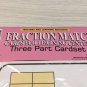 Fractions Match - Cards for Learning Center - Three Part Card set - Montessori