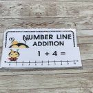 Lady Bug - Themed Learning Centers - Laminated - Number line Addition Lady Bug - Themed Learning Centers - Laminated - Number line Addition