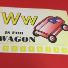 Letter  W Wagon - Number Sequencing Puzzle, numbers 1-10 Laminated