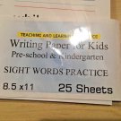 Writing Paper for Kids - Sight Word Practice - 11X 8.5 in, 20 lb, 25 sheets Writing Paper for Kids - Sight Word Practice - 11X 8.5 in, 20 lb, 25 sheets
