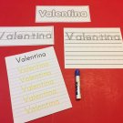 Wipe N Write CUSTOM Names Card Kit - Laminated Card - PERSONALIZED FOR YOU CHILD Wipe N Write CUSTOM Names Card Kit - Laminated Card - PERSONALIZED FOR YOU CHILD