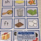 The Blue Series - Ending Consonant Blend Sort (120 Cards) Montessori