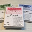 The Pink, Blue & Green Series - 3 Language Kits - Montessori “Open-box item” 3rd The Pink, Blue & Green Series - 3 Language Kits - Montessori “Open-box item” 3rd