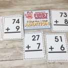 Addition 2-digit plus 1-digit Flashcards For First Grade - Educational Addition 2-digit plus 1-digit Flashcards For First Grade - Educational