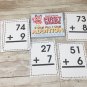 Addition 2-digit plus 1-digit Flashcards For First Grade - Educational