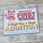 Addition 2-digit plus 1-digit Flashcards For First Grade - Educational